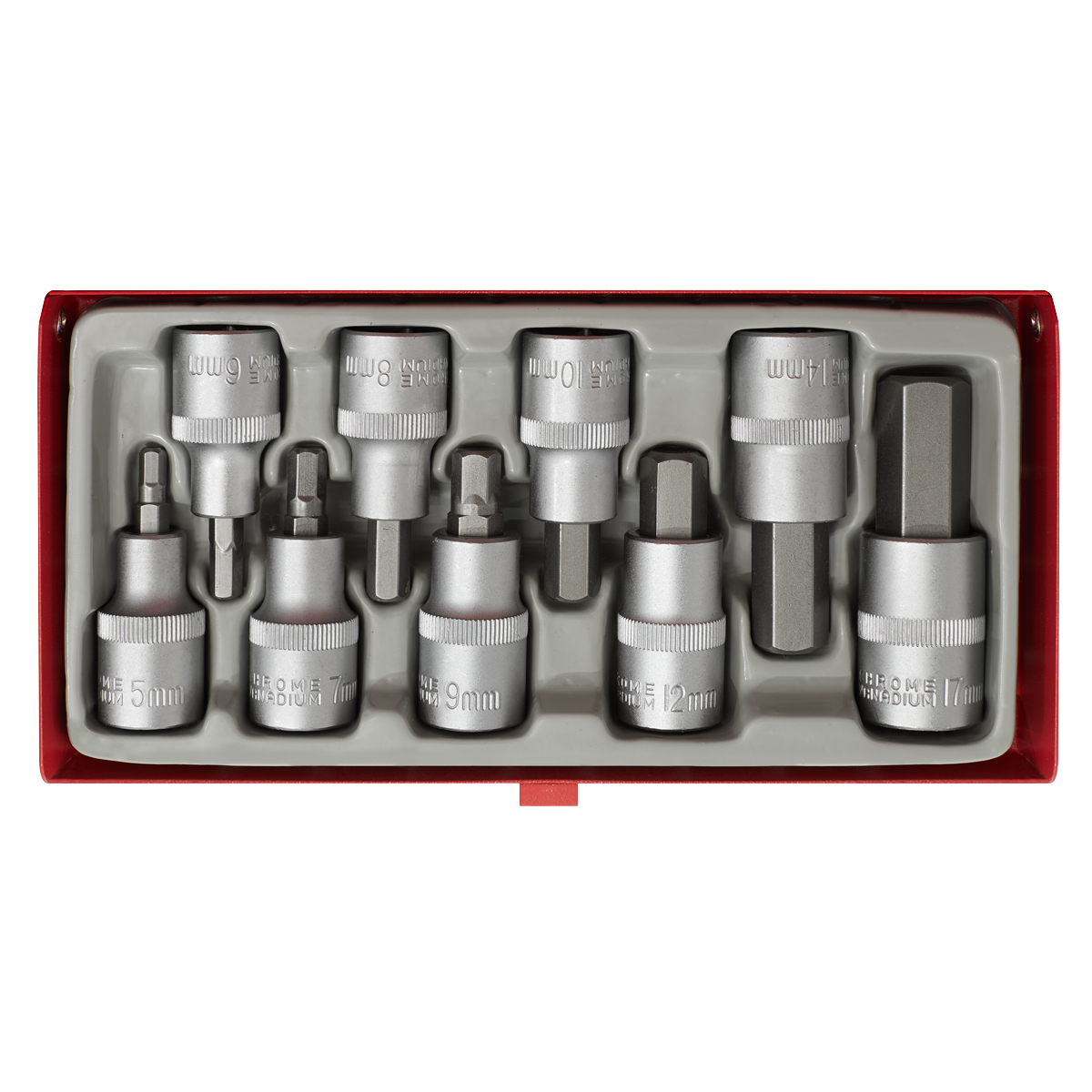 Premier Hex Socket Bit Set 1/2"Sq Drive 9pc