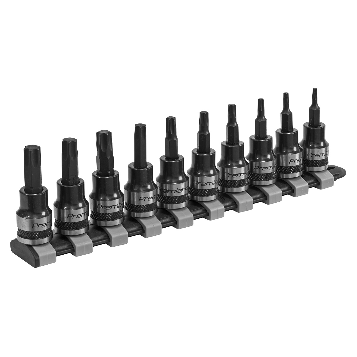 Premier Black TRX-Star* Socket Bit Set 3/8"Sq Drive 10pc
