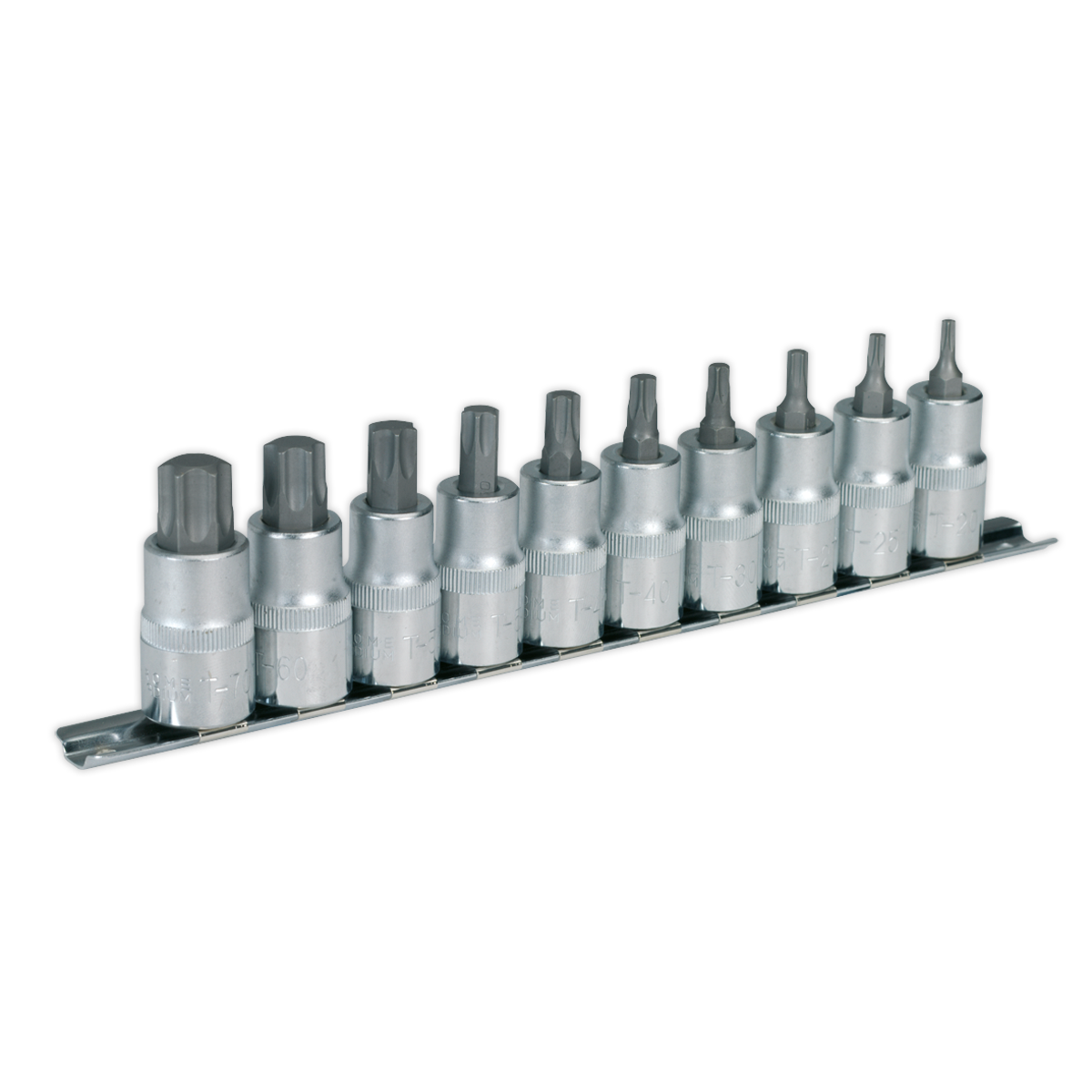 Premier TRX-Star* Socket Bit Set 1/2"Sq Drive 10pc