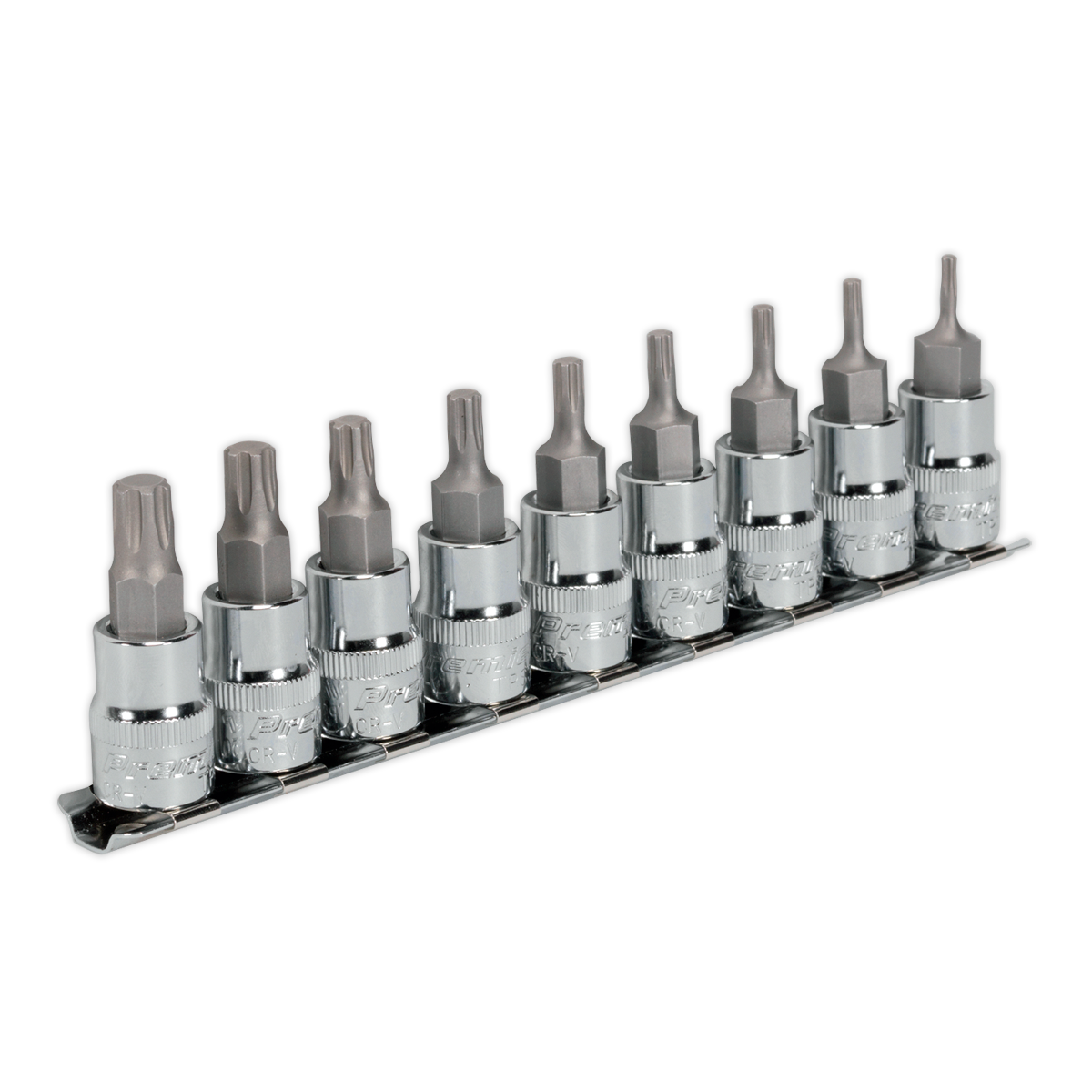 Premier TRX-P* Socket Bit Set 3/8"Sq Drive 9pc