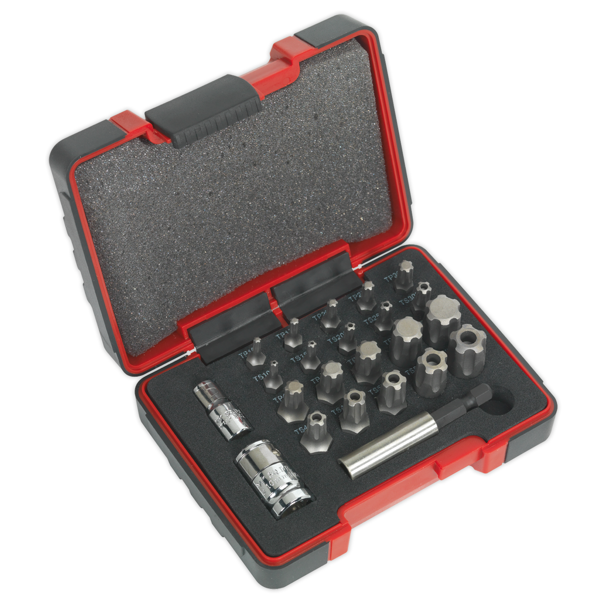 Premier TRX-P* & TRX-TS* Security Bit Set 1/4" & 3/8"Sq Drive 23pc
