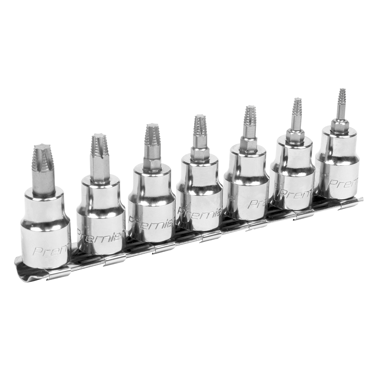 Premier Lock-On™ TRX-Star* Socket Bit Set 3/8"Sq Drive 7pc