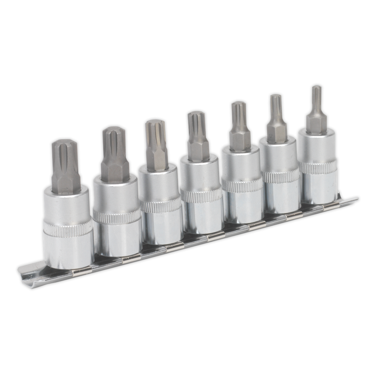 Premier Ribe Socket Bit Set 3/8"Sq Drive 50mm 7pc