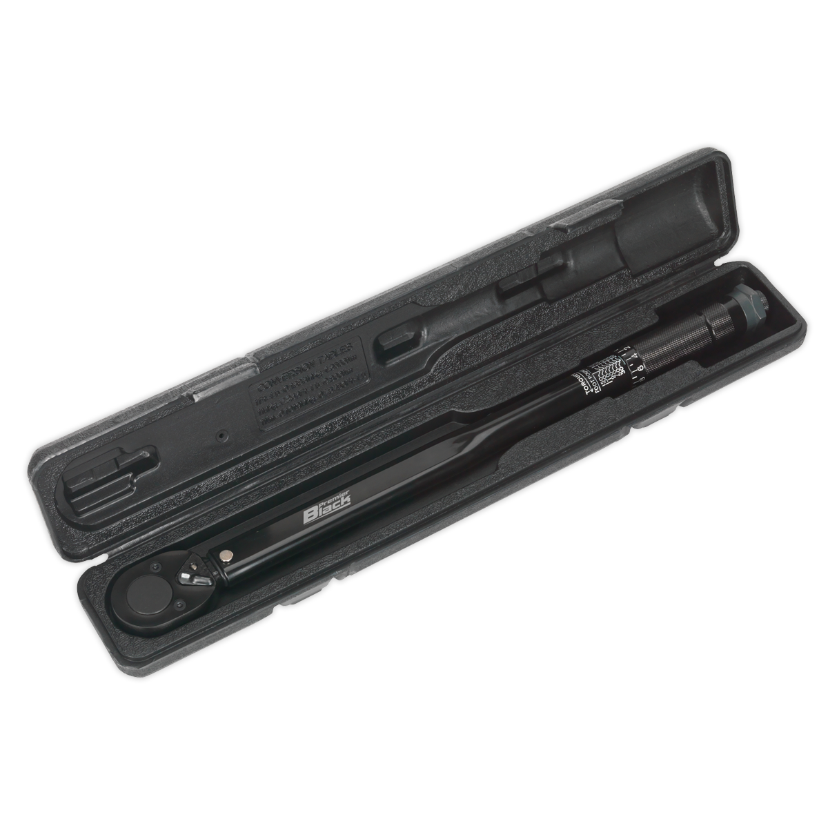 Premier Black Calibrated Micrometer Torque Wrench 1/2"Sq Drive
