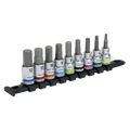 Premier Platinum Hex Socket Bit Set 3/8"Sq Drive 9pc