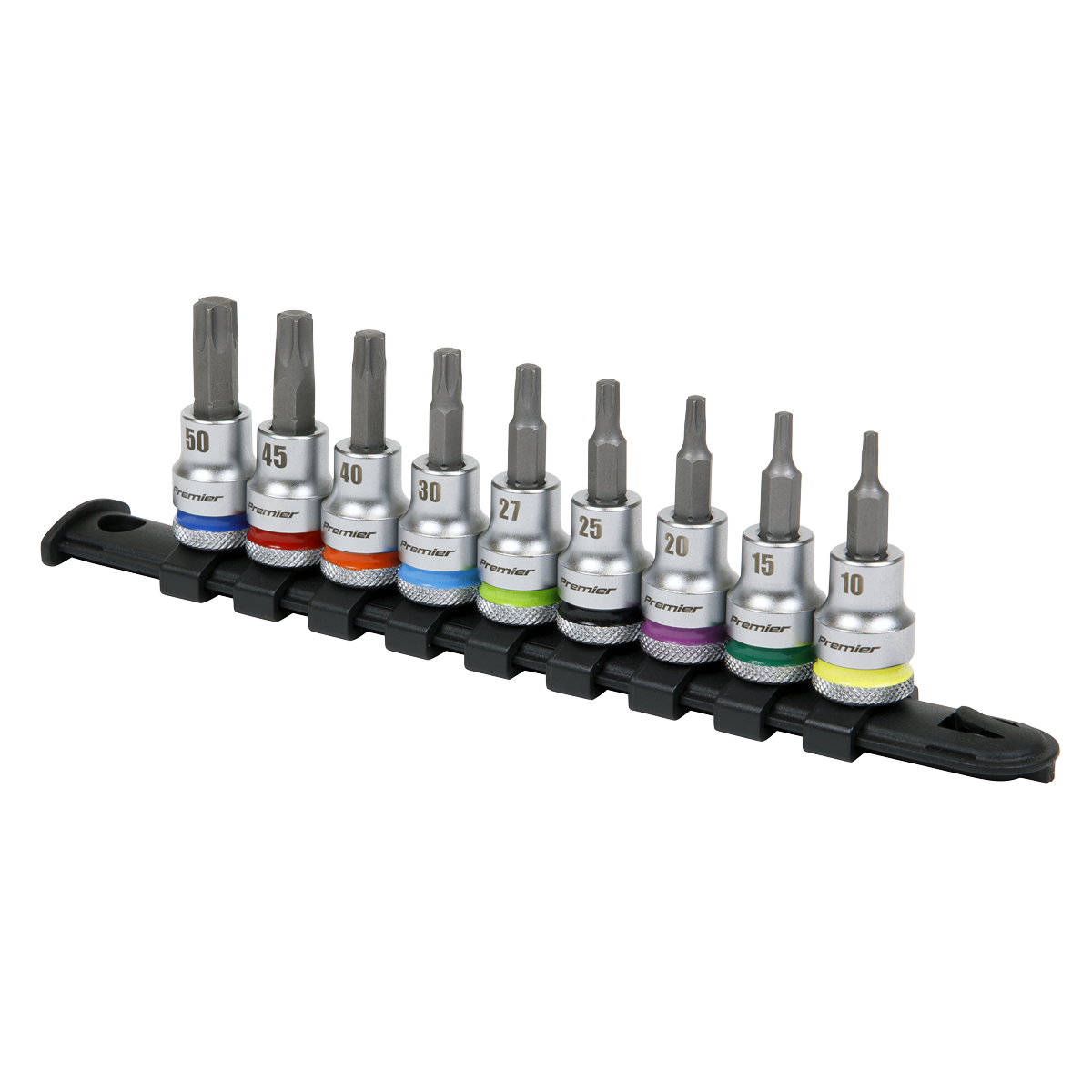 Premier Platinum TRX-Star* Socket Bit Set 3/8"Sq Drive 9pc