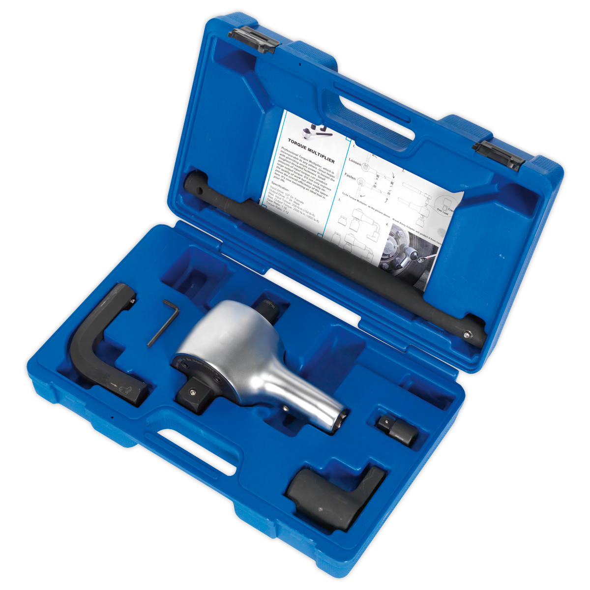 Premier Torque Multiplier Set 1/2"-1"Sq Drive 7pc