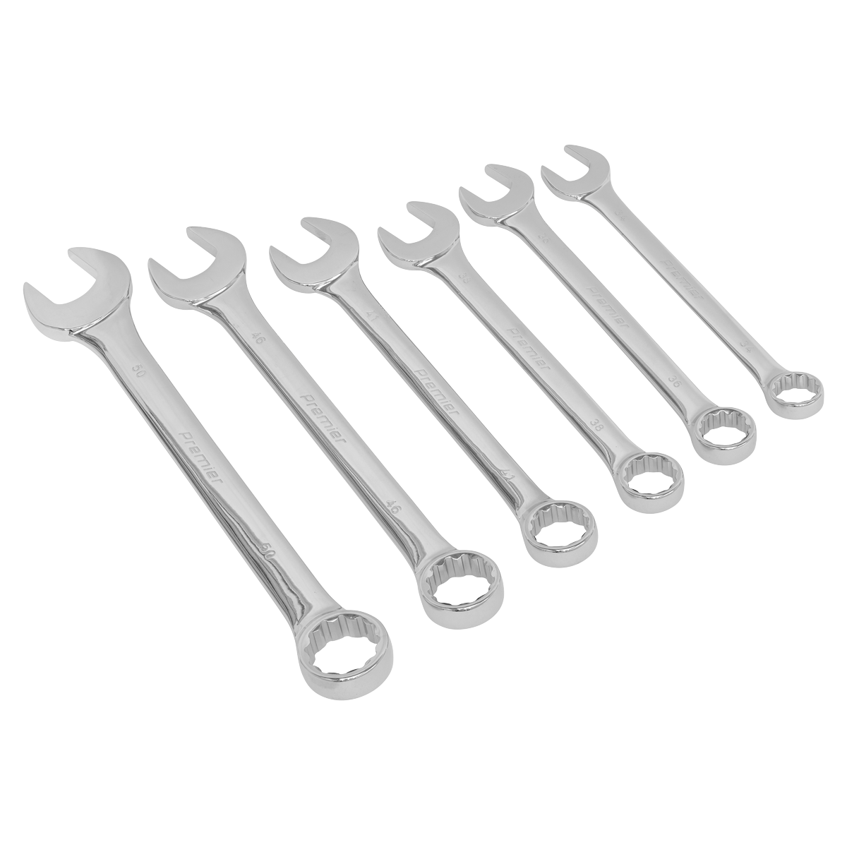 Premier Super Jumbo Combination Spanner Set 6pc