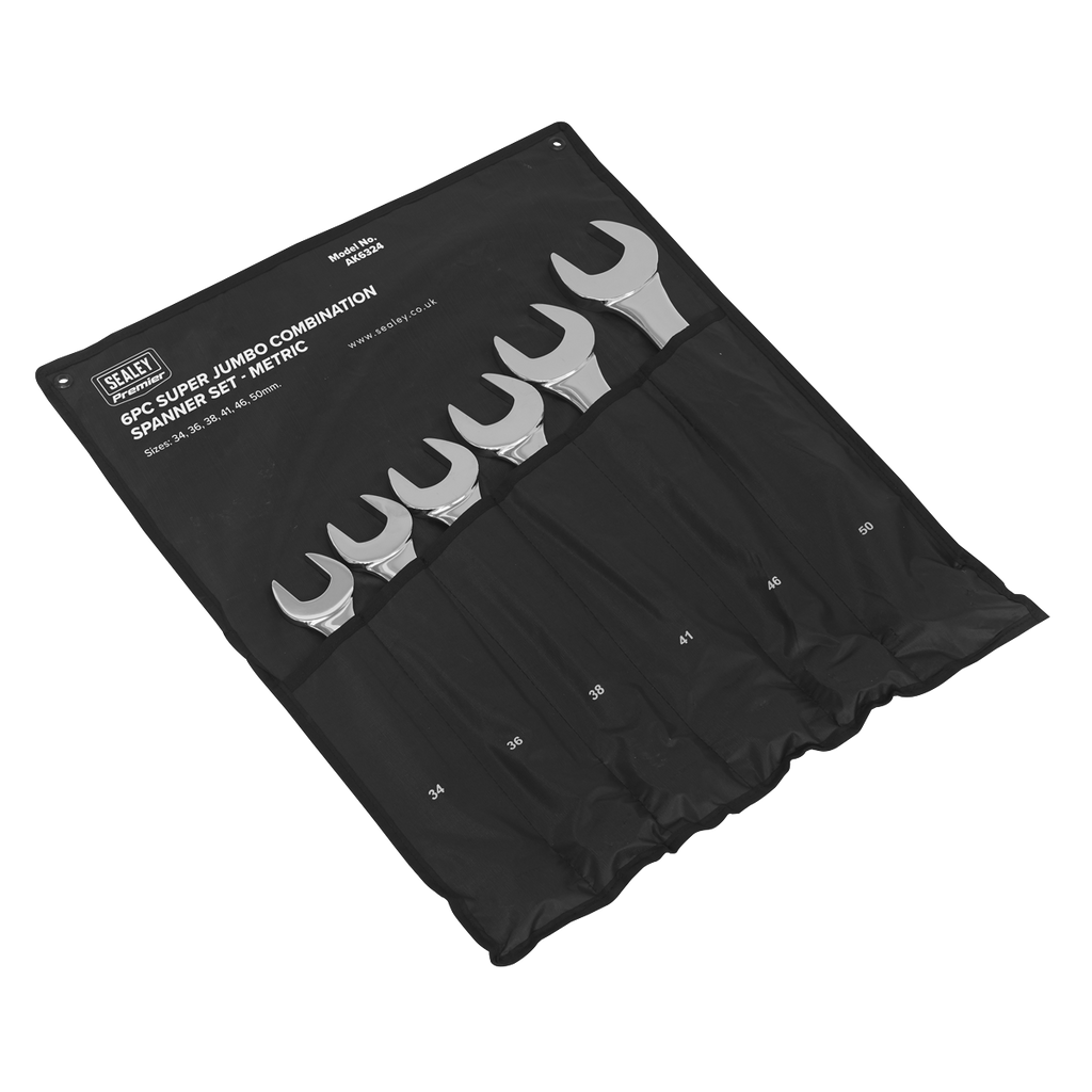 Premier Super Jumbo Combination Spanner Set 6pc