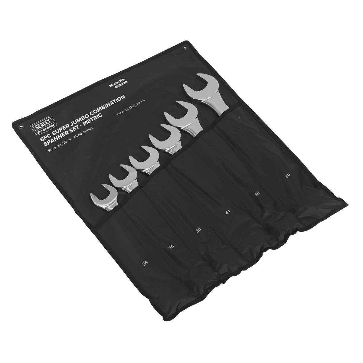 Premier Super Jumbo Combination Spanner Set 6pc