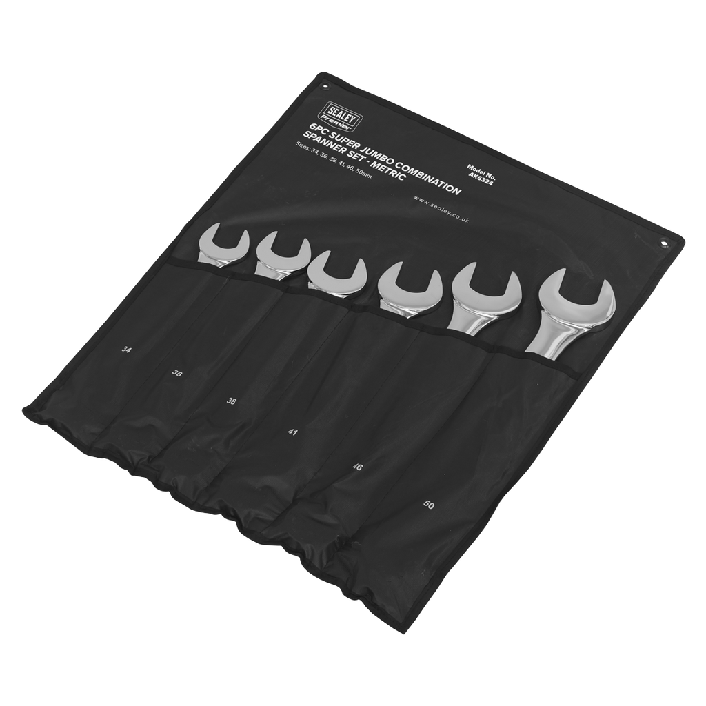 Premier Super Jumbo Combination Spanner Set 6pc