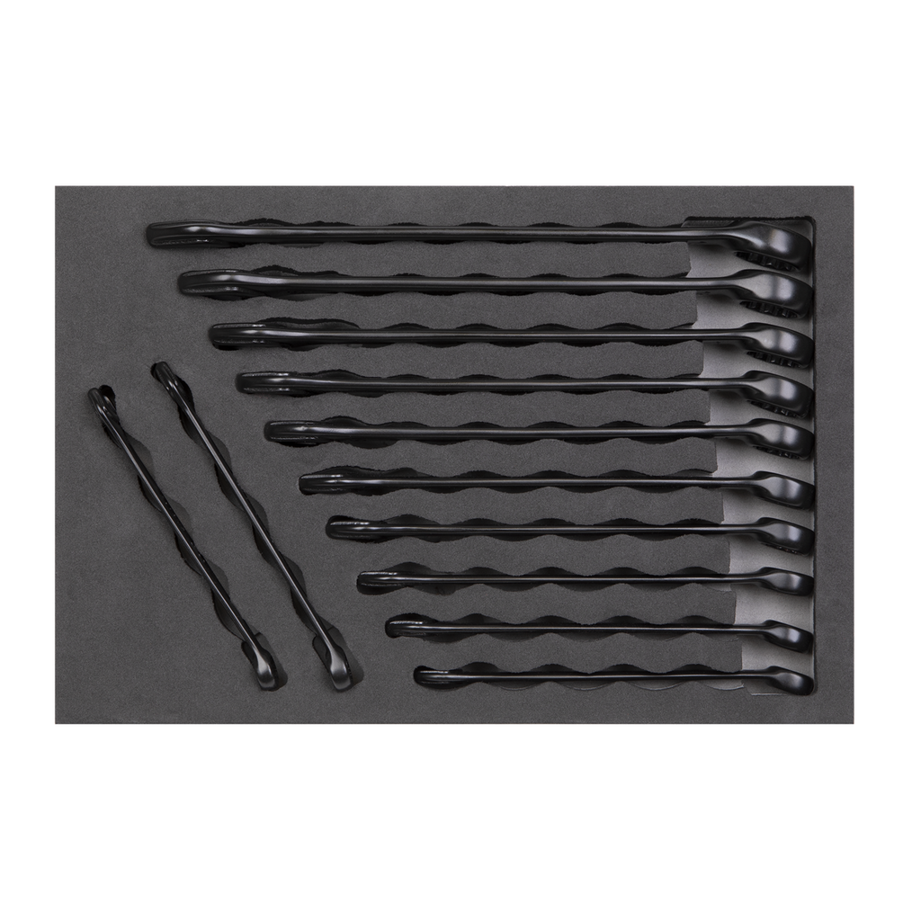 Premier Black Combination Spanner Set 12pc