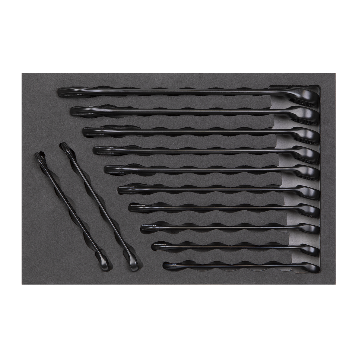 Premier Black Combination Spanner Set 12pc