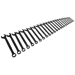 Sealey AK63264B Premier Black 25 Piece Chrome Vanadium Steel Combination WallDrive® Wrench Spanner Tool Set