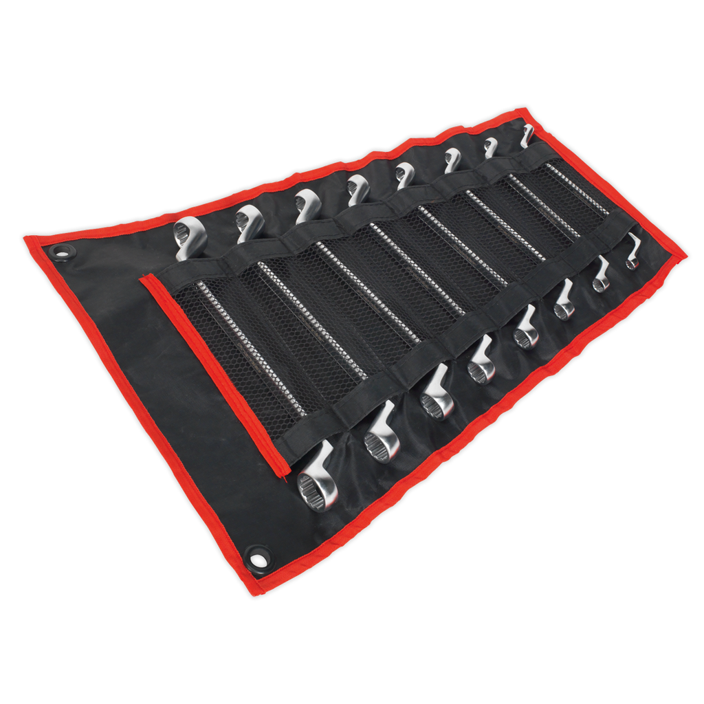 Premier Offset Double End Ring Spanner Set 8pc