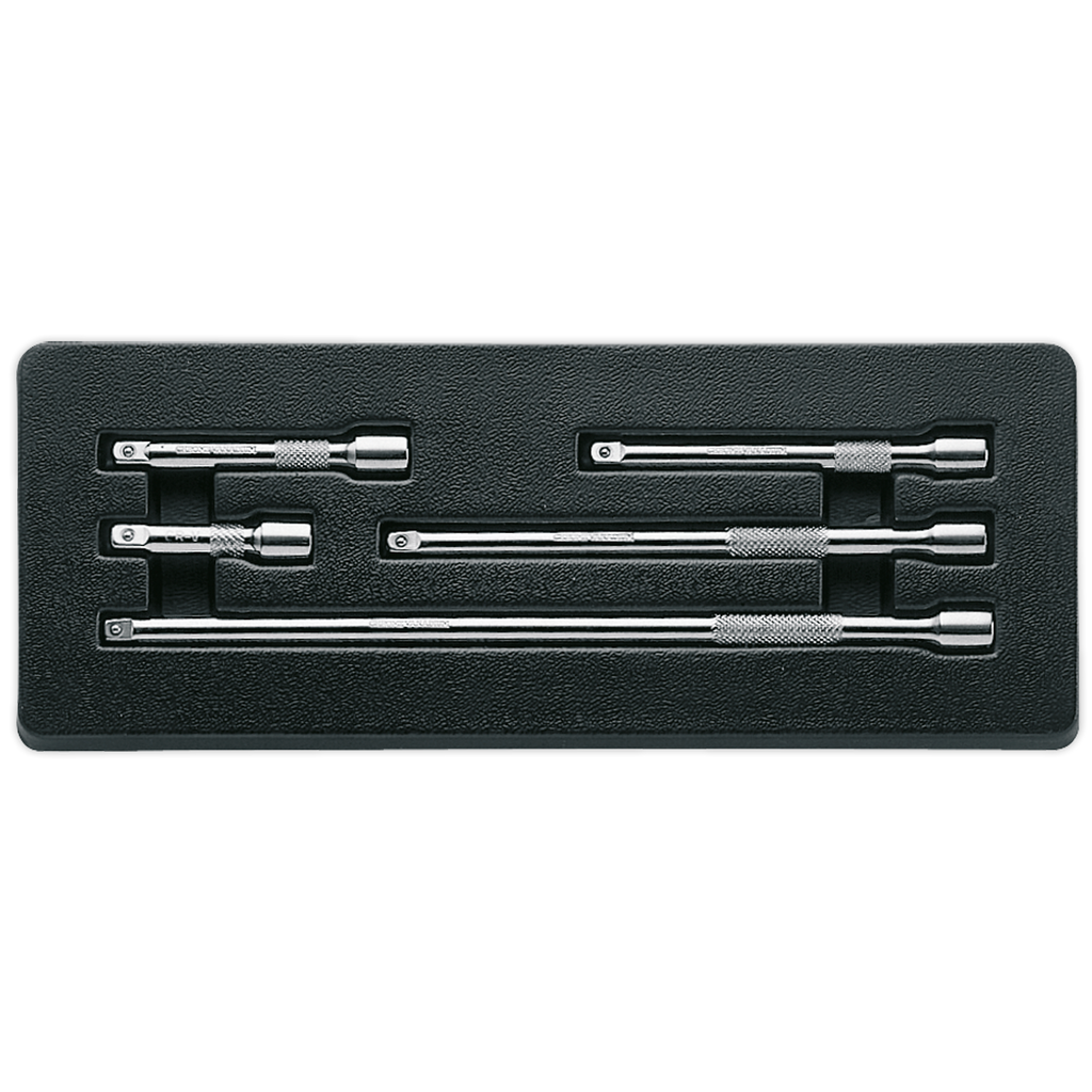 Premier Extension Bar Set 1/4"Sq Drive 5pc