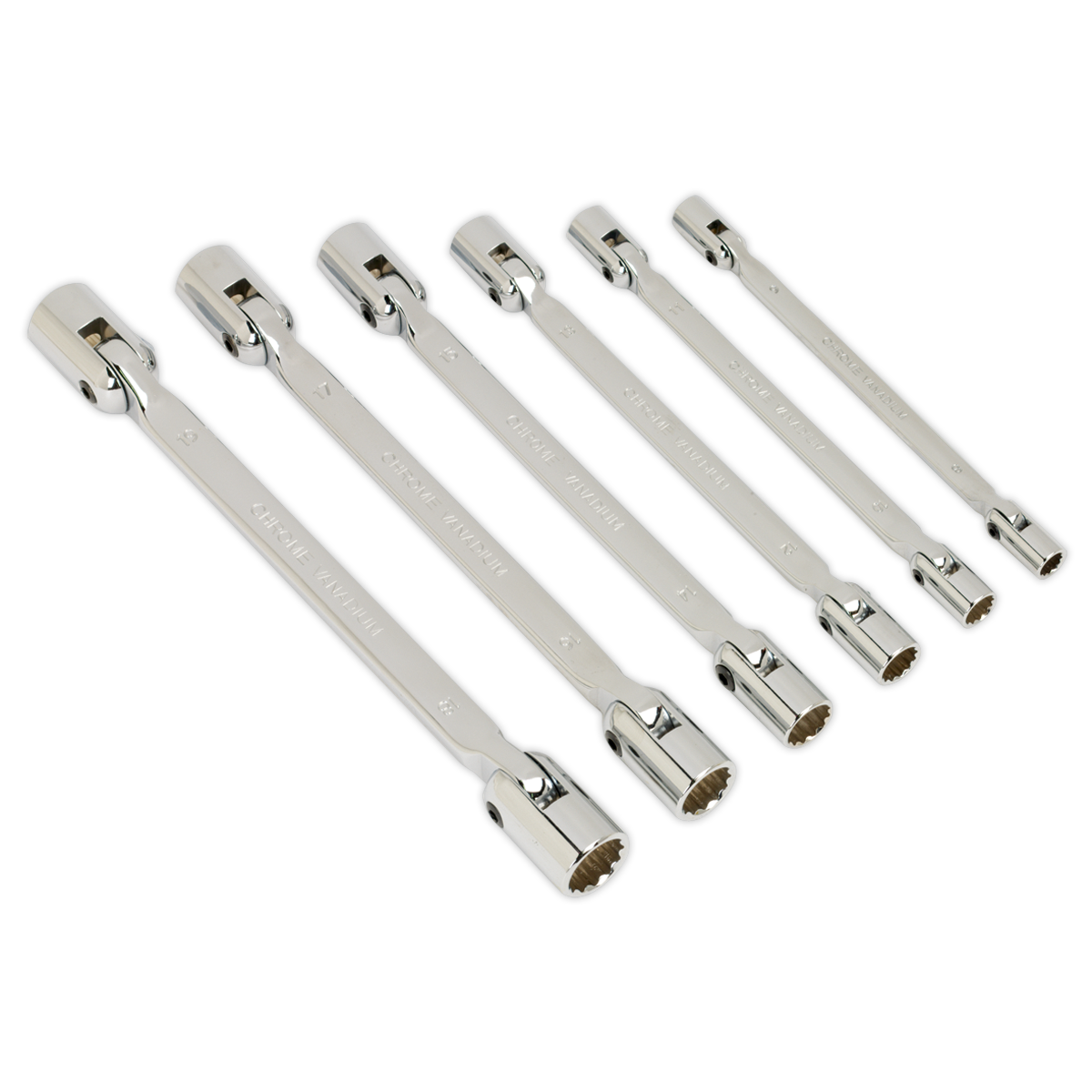 Premier Double Flexi-Head Socket Spanner Set 6pc