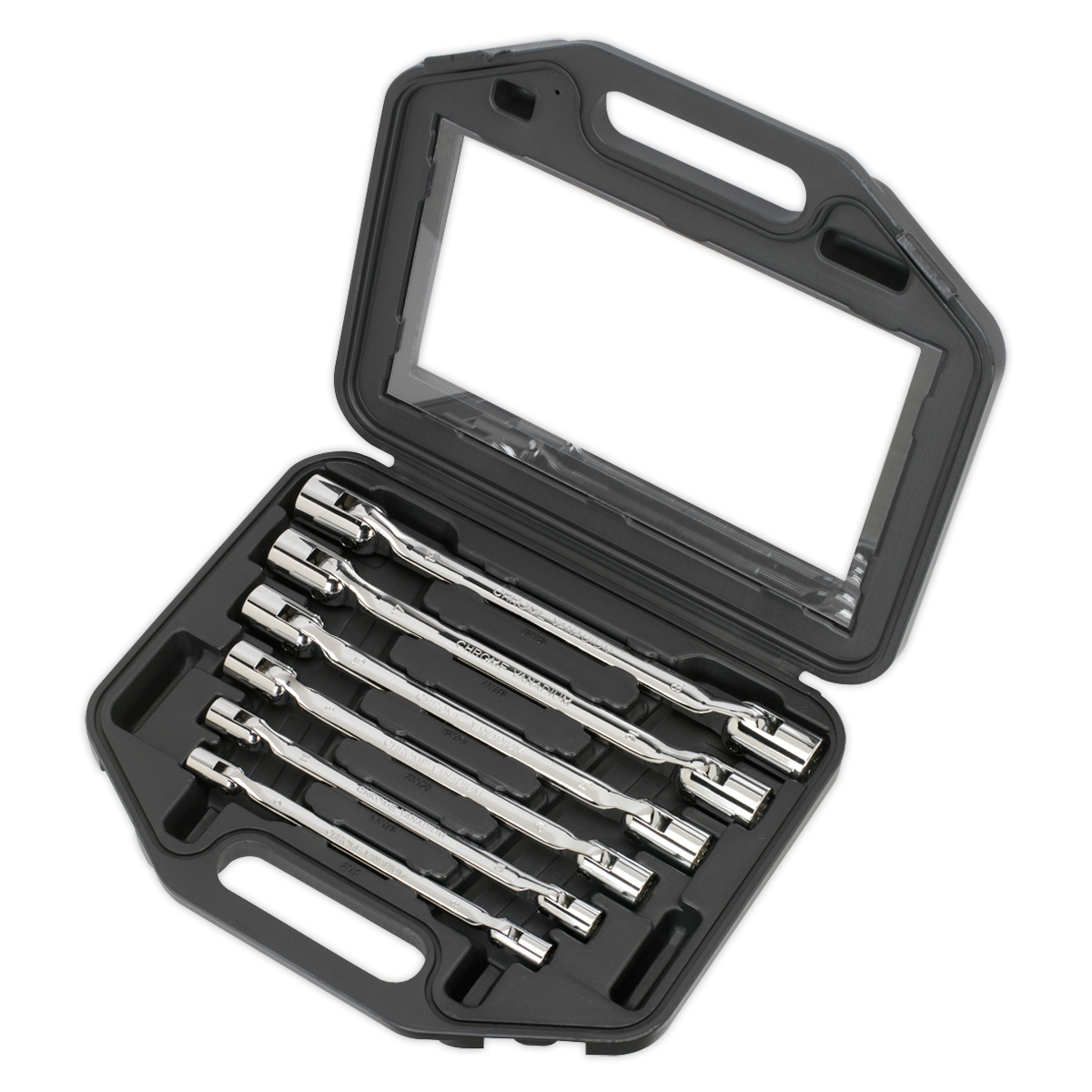 Premier Double Flexi-Head Socket Spanner Set 6pc