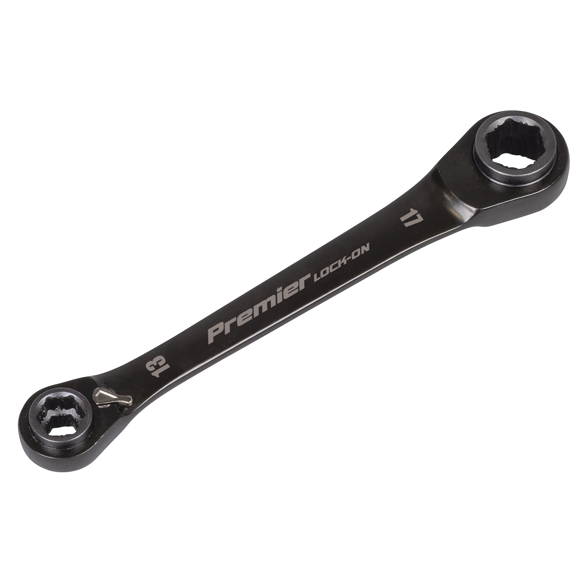 Premier Black 4-in-1 Reversible Lock-On™ Ratchet Ring Spanne