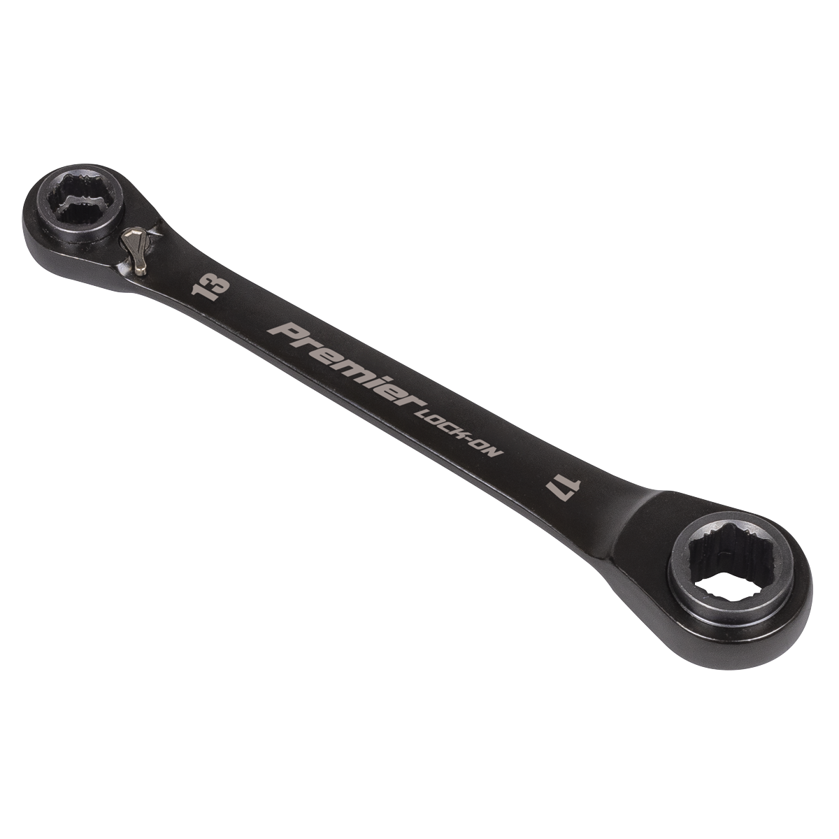 Premier Black 4-in-1 Reversible Lock-On™ Ratchet Ring Spanne