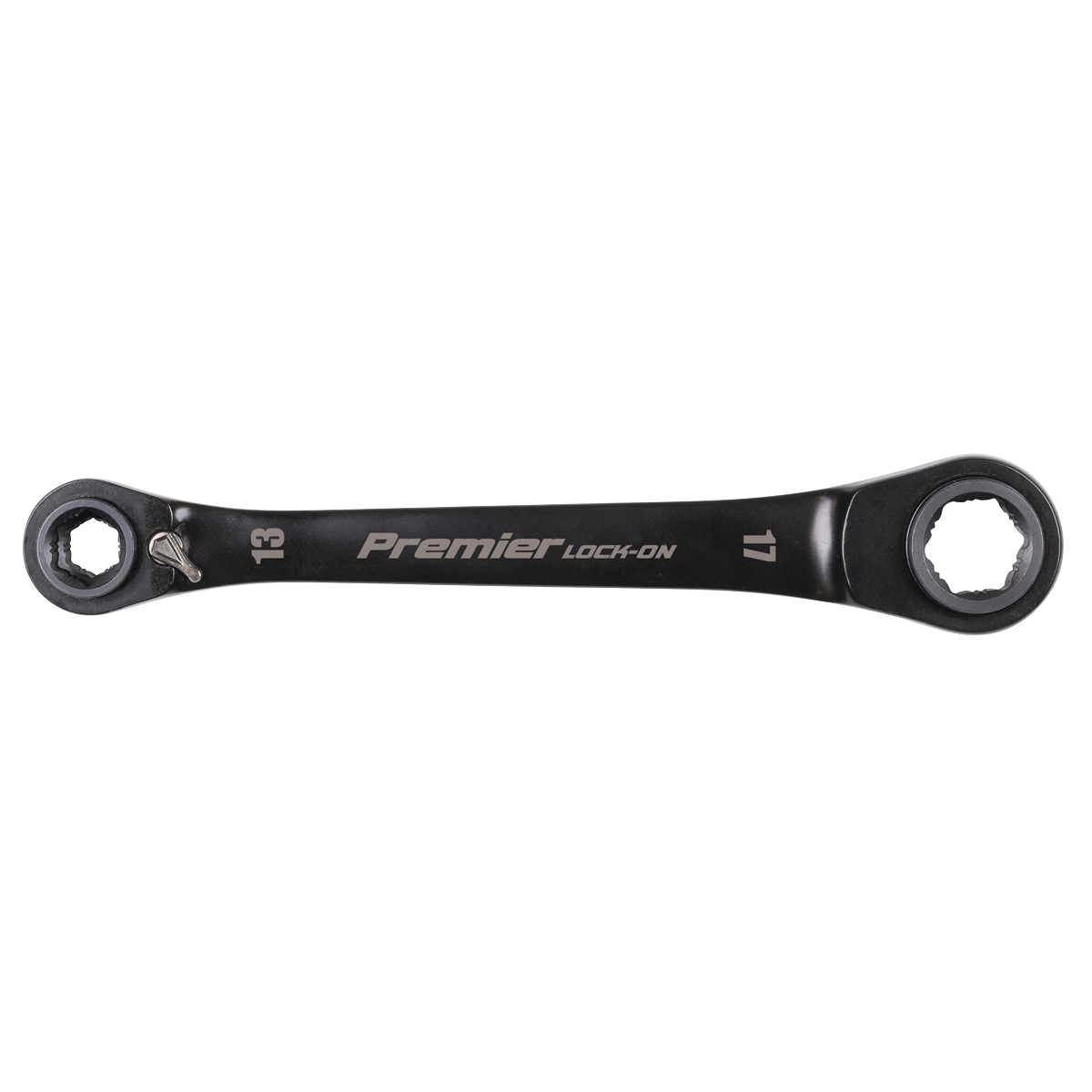 Premier Black 4-in-1 Reversible Lock-On™ Ratchet Ring Spanne