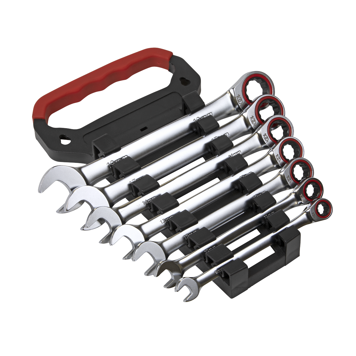 Premier Platinum Combination Ratchet Spanner Set 7pc