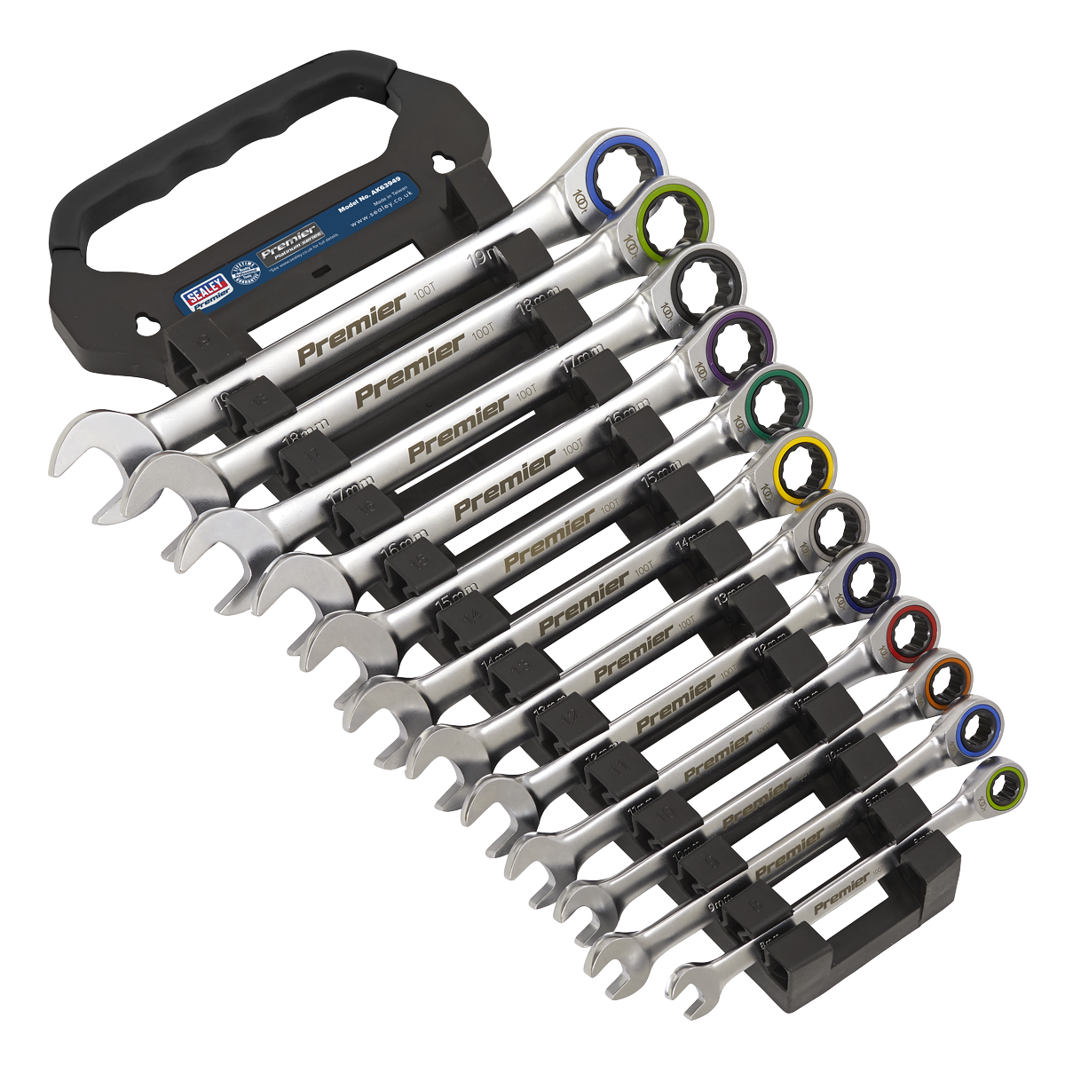 Premier Platinum Combination Ratchet Spanner Set 12pc