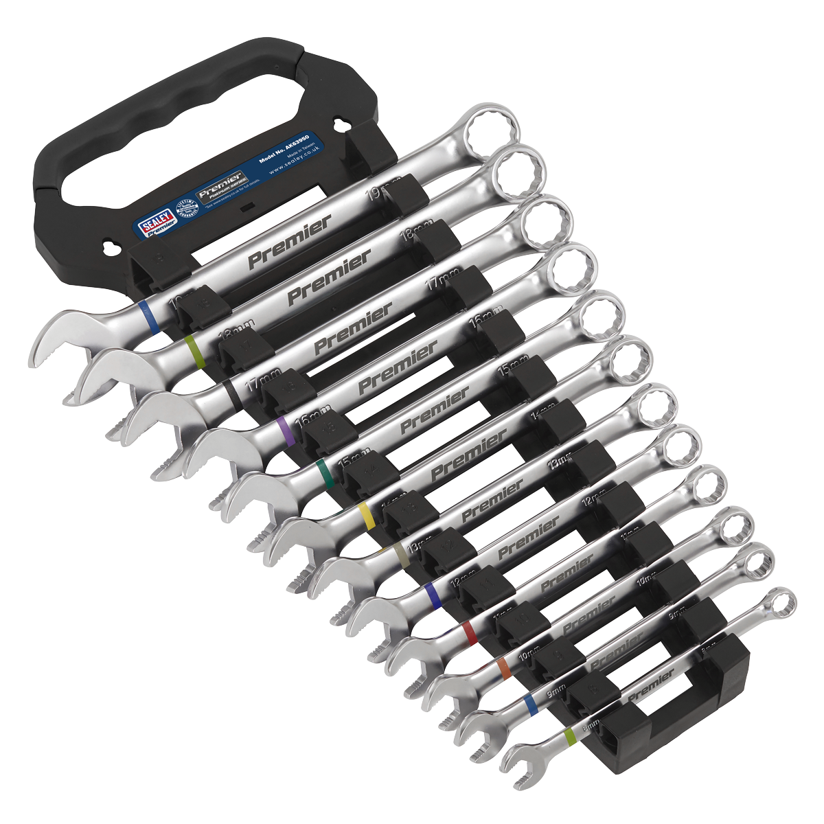 Premier Platinum Anti-Slip Combination Spanner Set 12pc