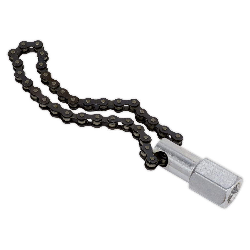 Oil Filter Chain Wrench 1/2"Sq Drive 120mm Capacity