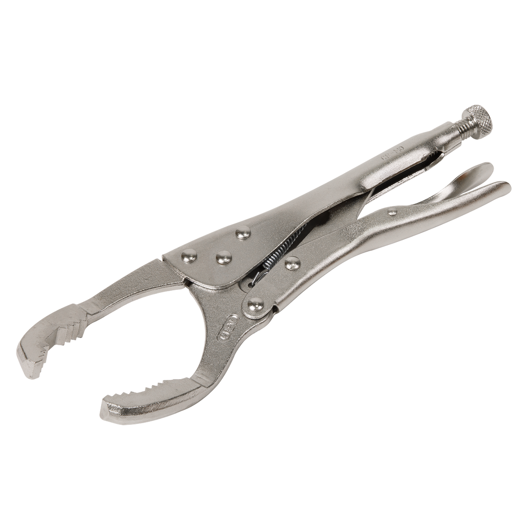 Angled Oil Filter Locking Pliers 45-130mm Capacity