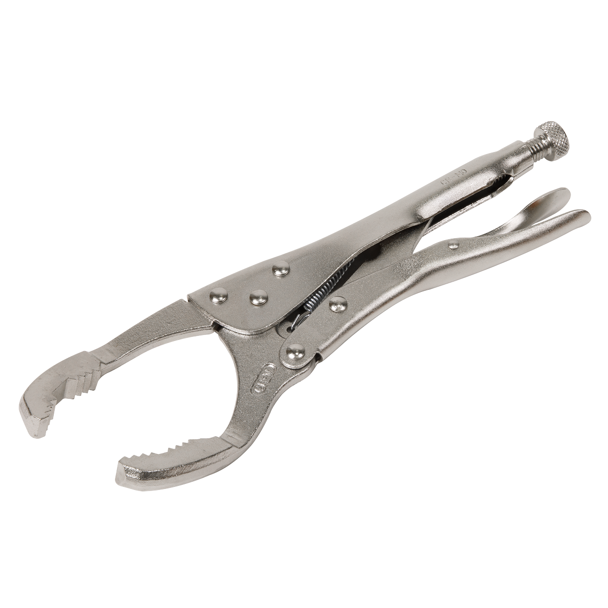 Angled Oil Filter Locking Pliers 45-130mm Capacity