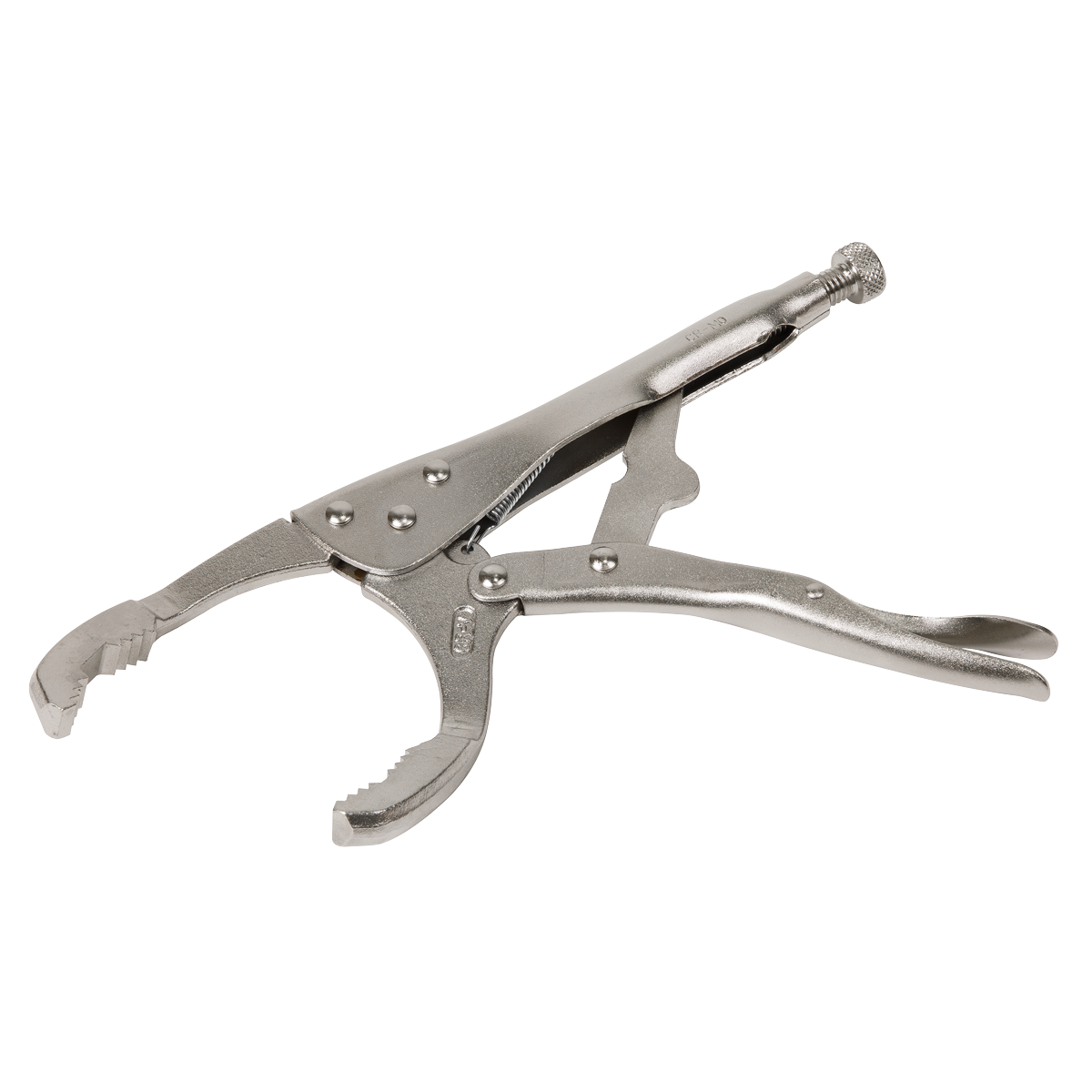 Angled Oil Filter Locking Pliers 45-130mm Capacity