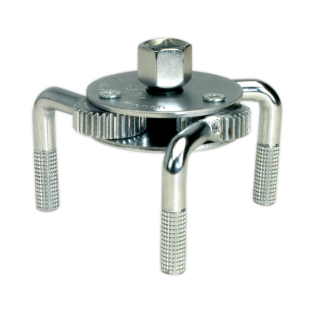 Oil Filter Claw Wrench 3/8" & 1/2"Sq Drive 65-110mm Capacity