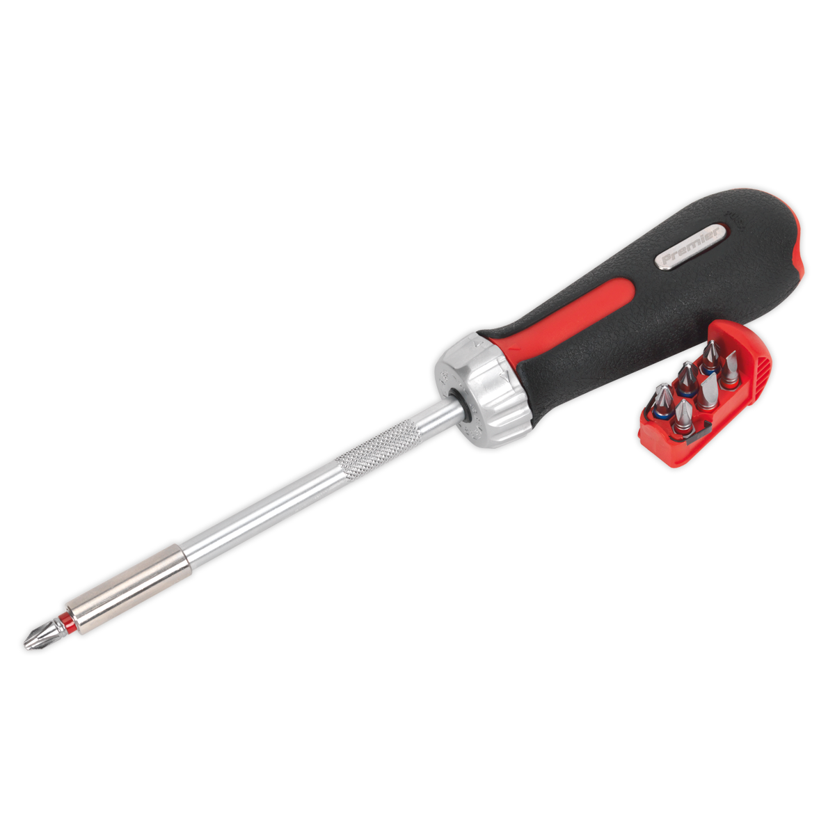 Premier Platinum Fine Tooth Ratchet Screwdriver Set 8pc