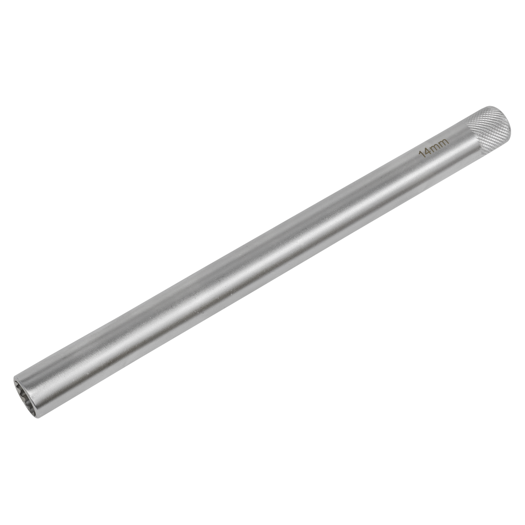 Magnetic Spark Plug Socket 3/8"Sq Drive 12-Point 250 x 14mm