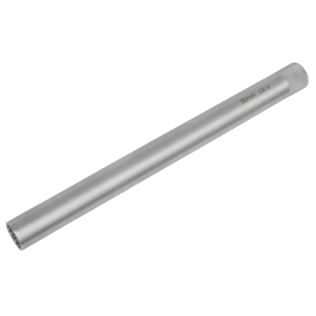 Magnetic Spark Plug Socket 3/8"Sq Drive 12-Point 250 x 16mm