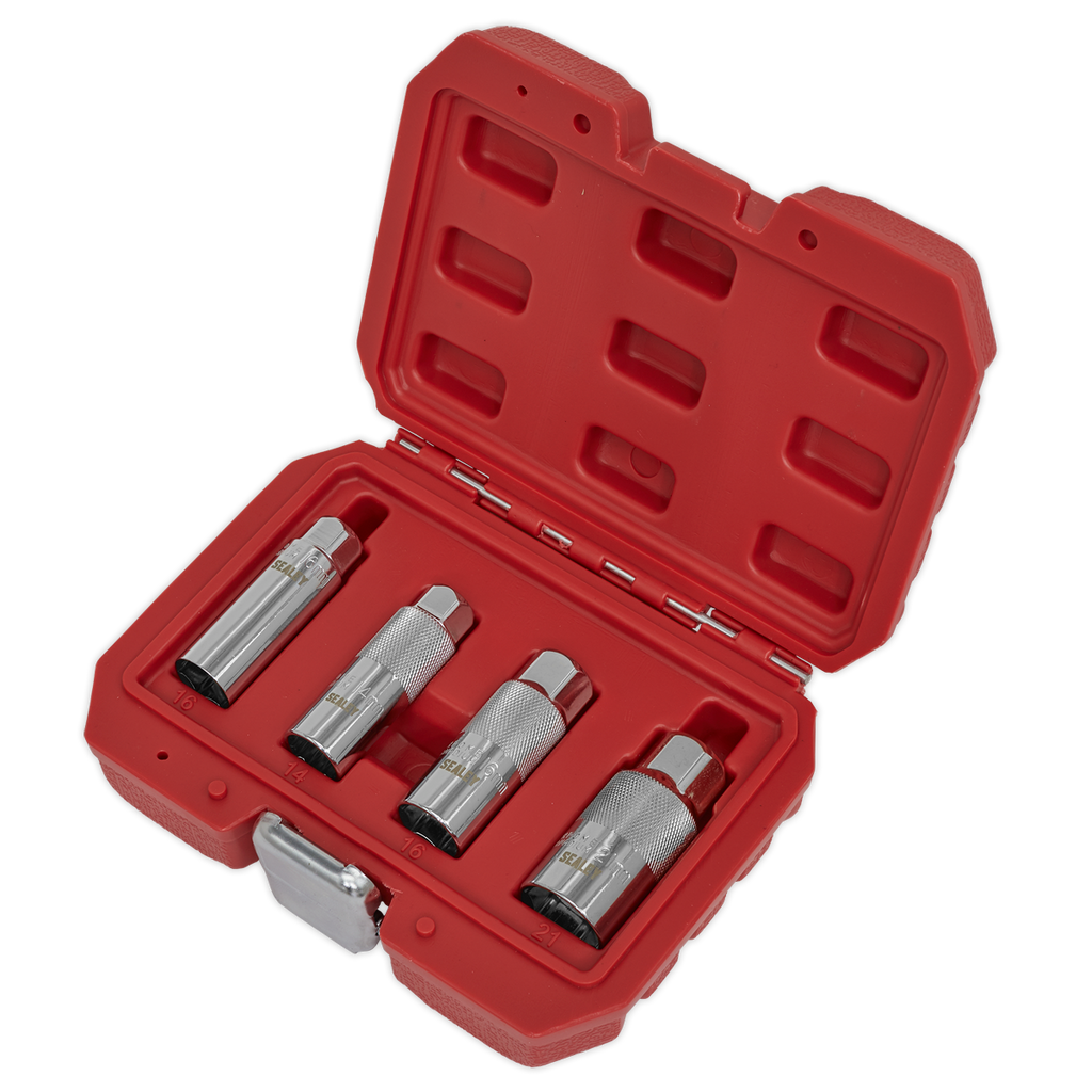 Spark Plug Socket Set 3/8"Sq Drive 4pc