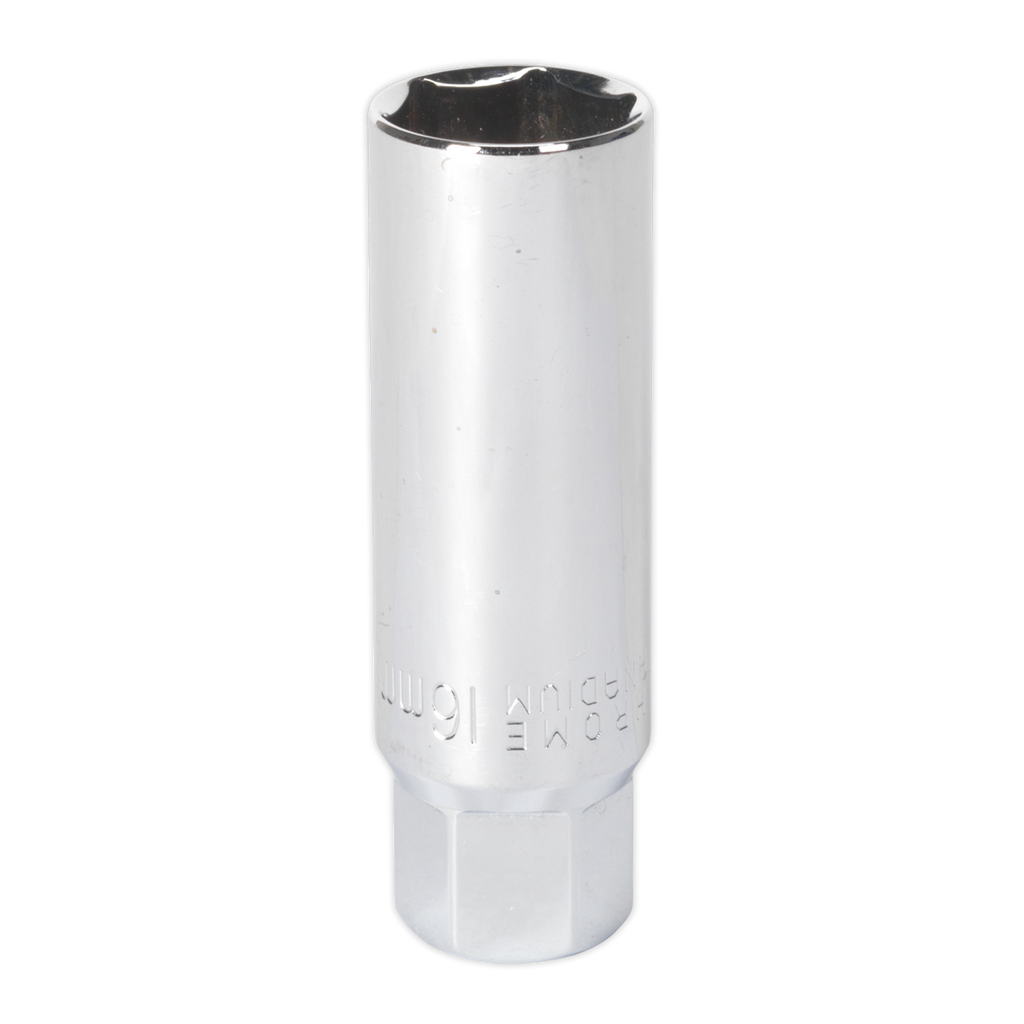 Thin Wall Spark Plug Socket 3/8"Sq Drive 16mm