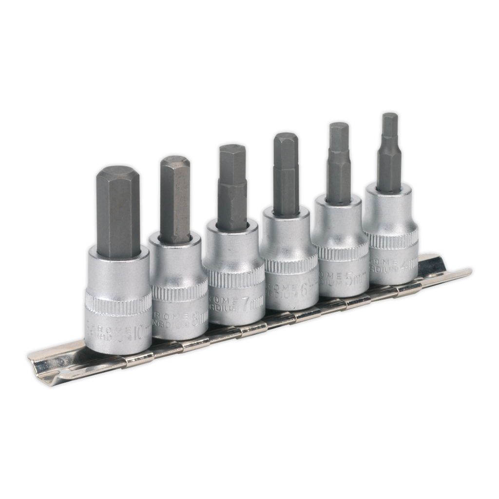 Premier Hex Key Socket Bit Set 3/8"Sq Drive 6pc