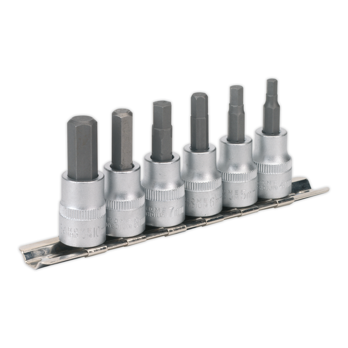Premier Hex Key Socket Bit Set 3/8"Sq Drive 6pc