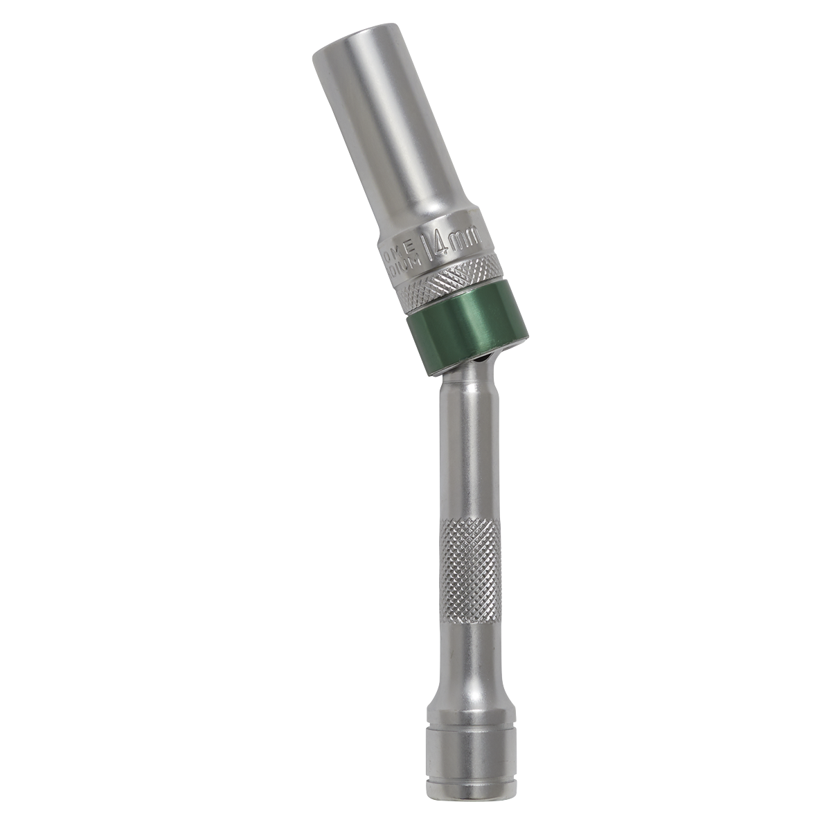 Spark Plug Socket with Universal Joint 3/8"Sq Drive 12-Point 150 x 14mm
