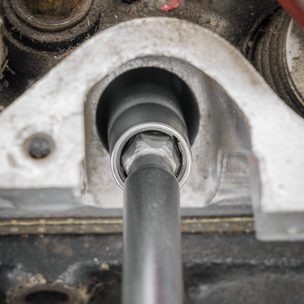 Spark Plug Socket with Universal Joint & Extension 3/8"Sq Dr