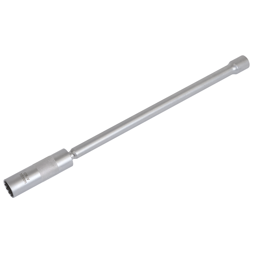 Spark Plug Socket with Universal Joint & Extension 3/8"Sq Dr