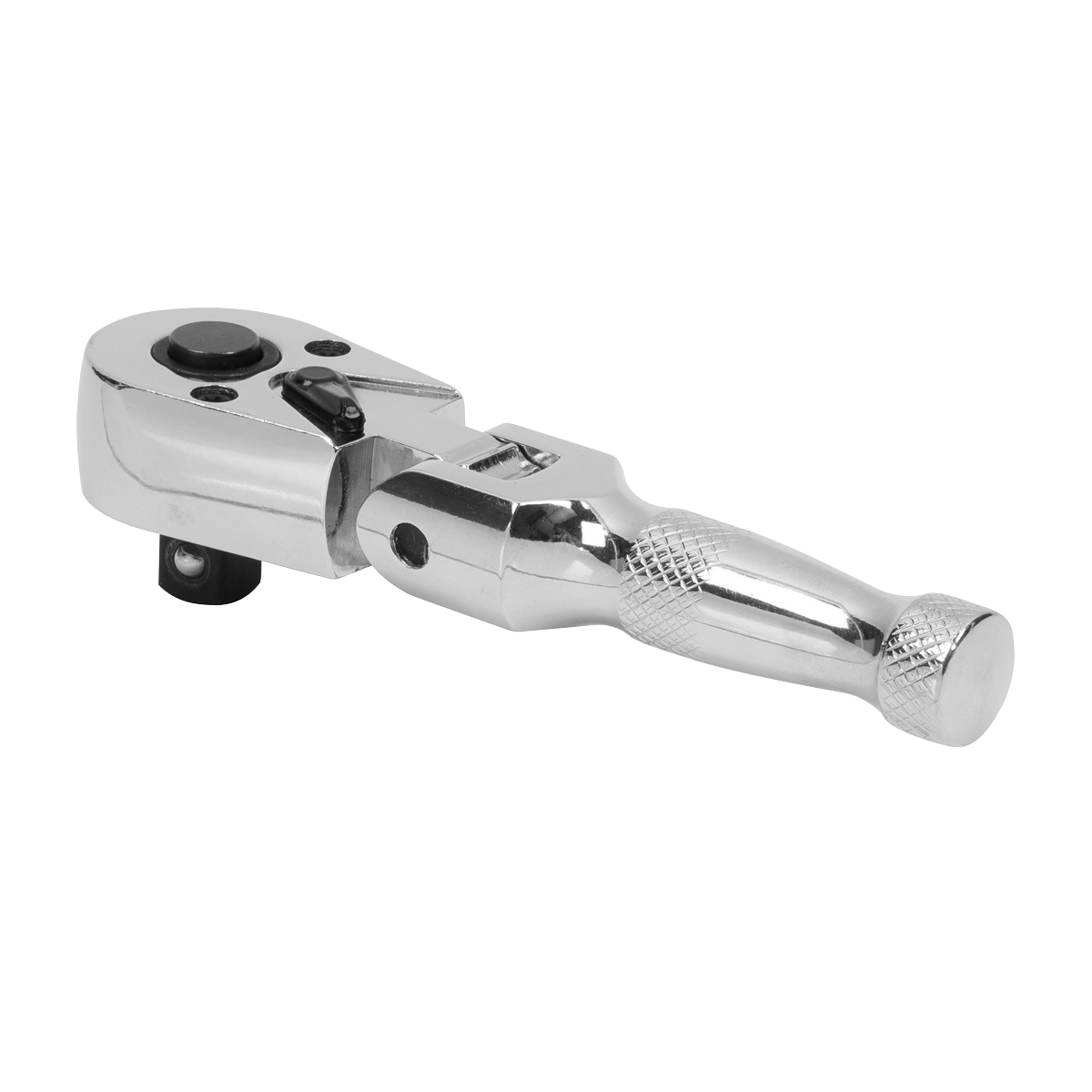 Premier Stubby Flexi-Head Ratchet Wrench 3/8"Sq Drive