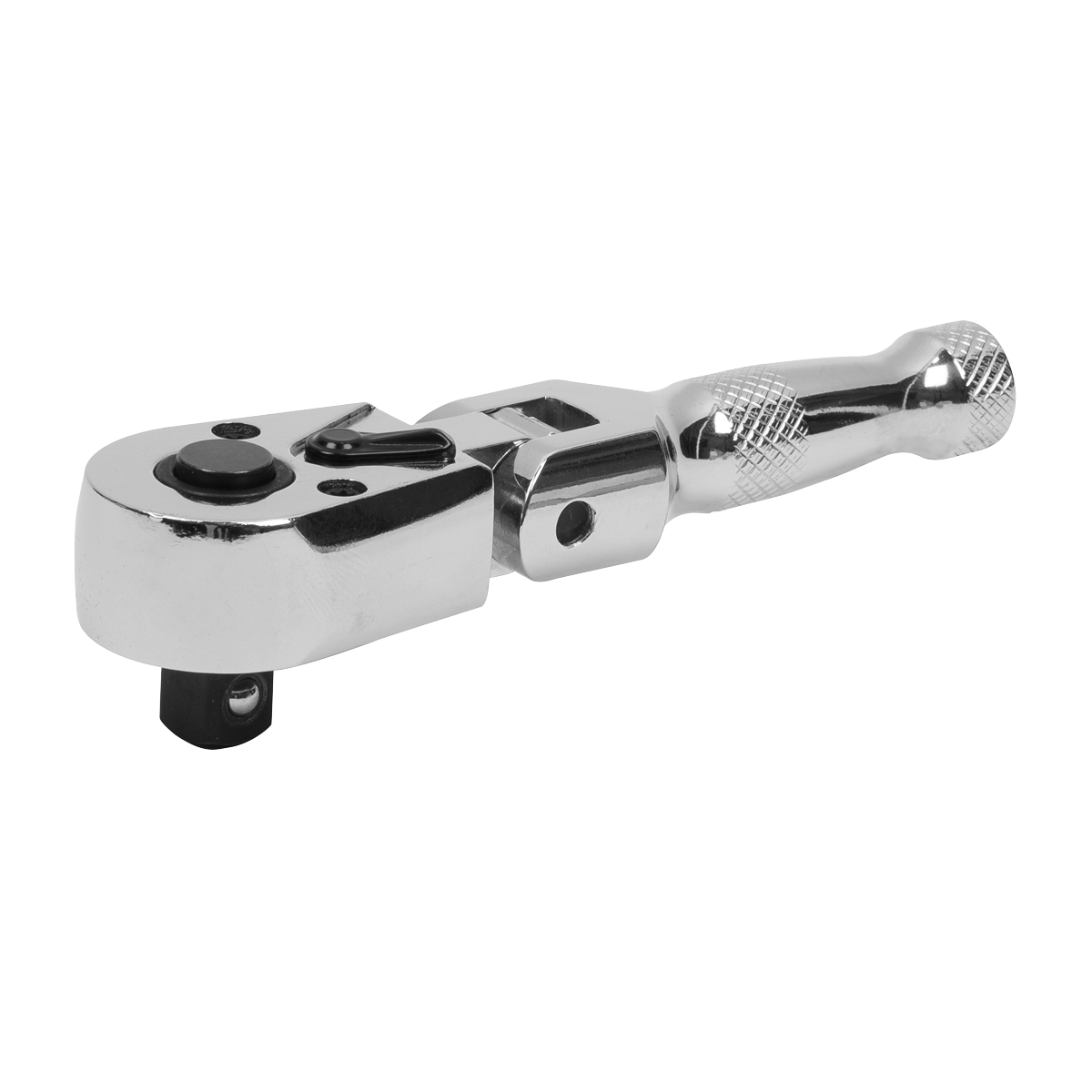 Premier Stubby Flexi-Head Ratchet Wrench 3/8"Sq Drive