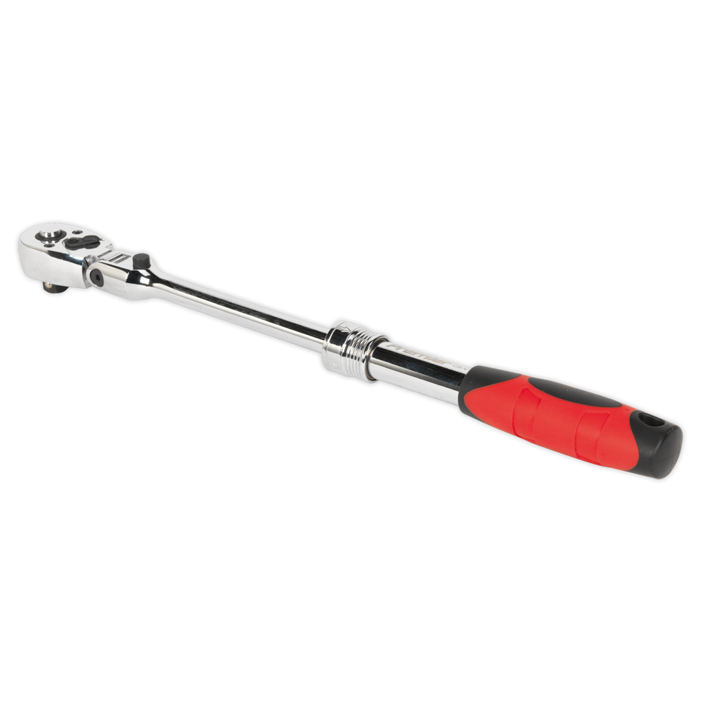 Premier Locking Flexi-Head Extendable Ratchet Wrench 3/8"Sq