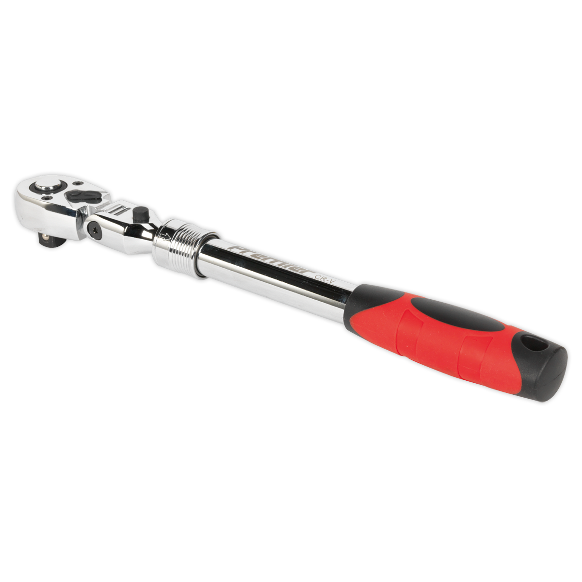 Premier Locking Flexi-Head Extendable Ratchet Wrench 1/2"Sq