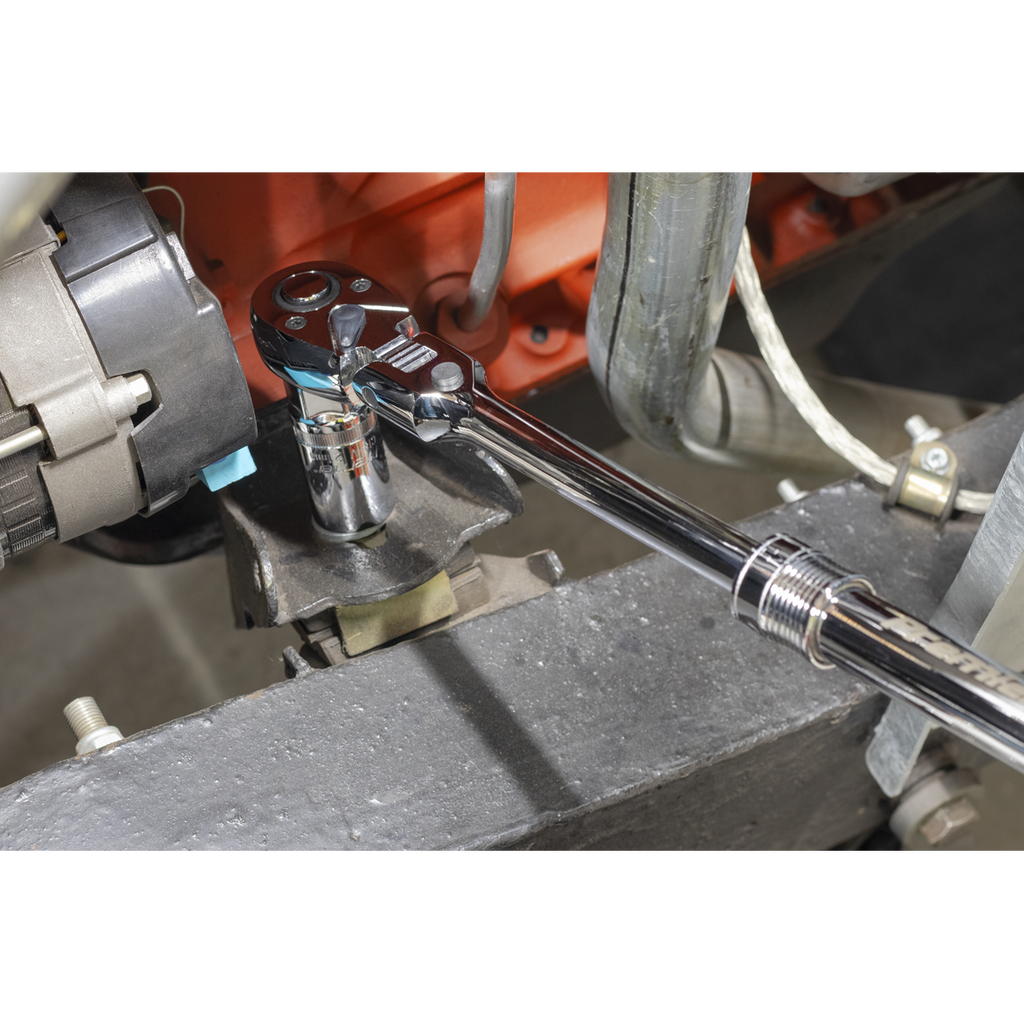 Premier Locking Flexi-Head Extendable Ratchet Wrench 1/2"Sq
