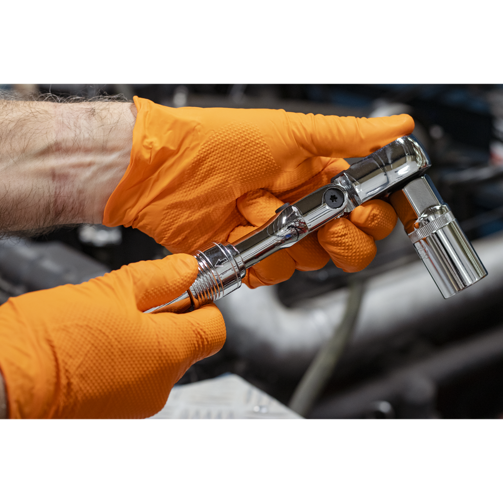 Premier Locking Flexi-Head Extendable Ratchet Wrench 1/2"Sq