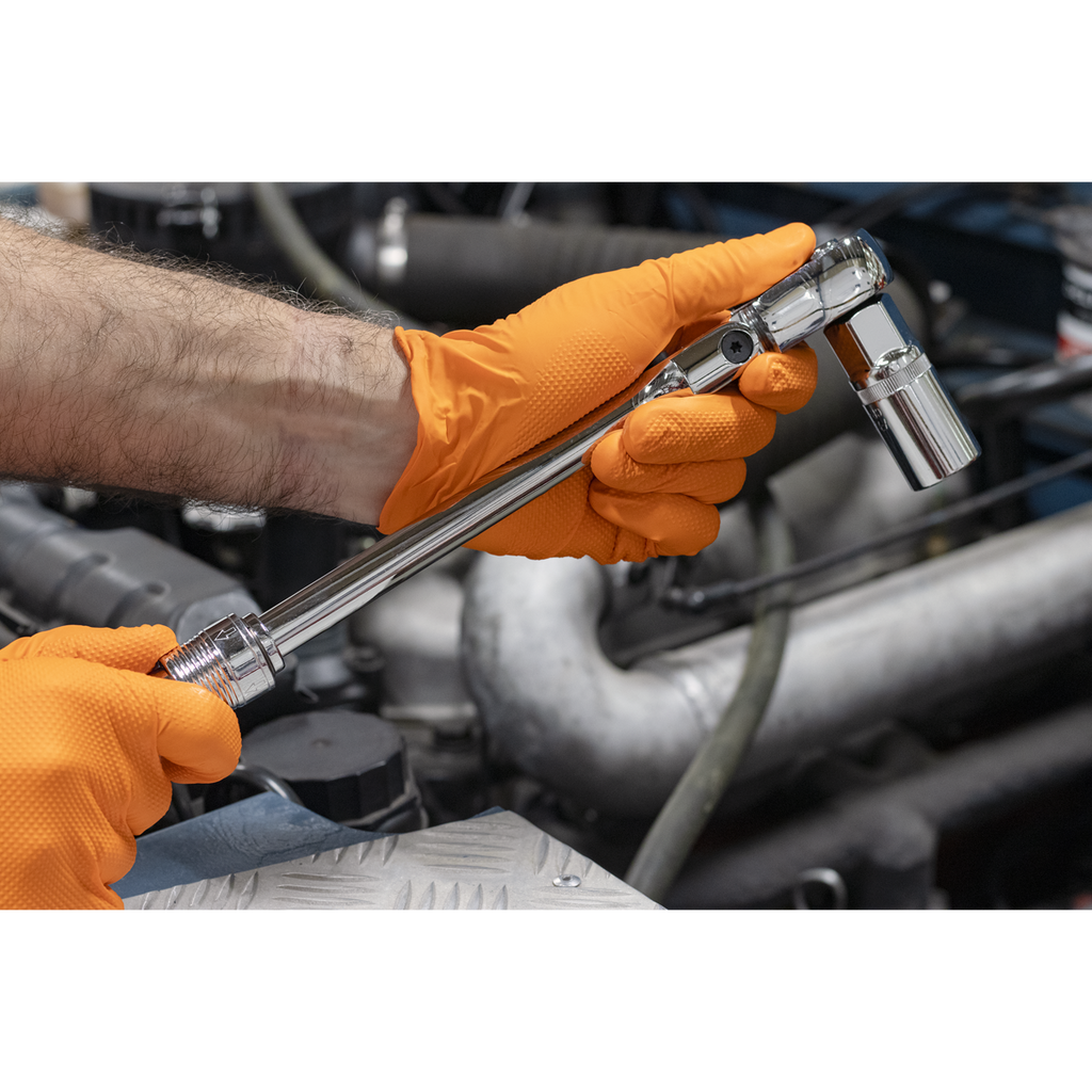 Premier Locking Flexi-Head Extendable Ratchet Wrench 1/2"Sq